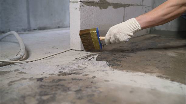 Crawl space vapor barrier installation in Bristol, IN